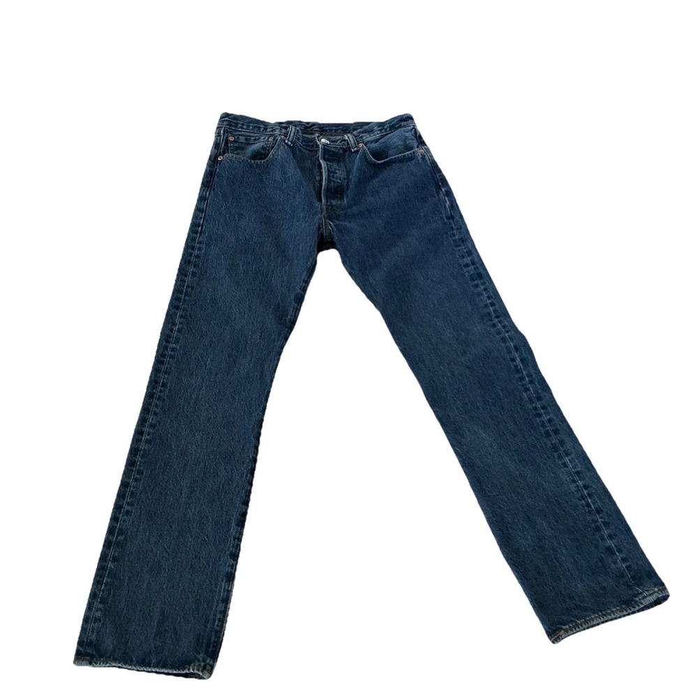 VTG Levis 501 Jeans Mens 32x32 Button‎ Fly Red Tab Mid-Wash Straight Leg Classic